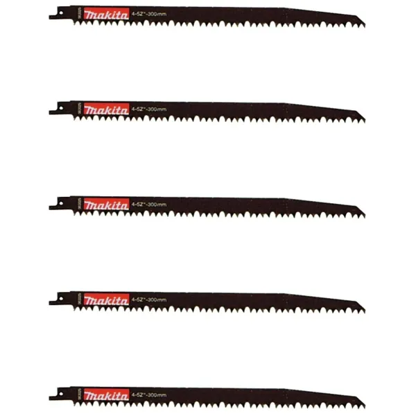 Makita® Zubehör Recipro-Sägeblatt für Grünholz 5er Pack - P-05072 Makita® Zubehör Recipro-Sägeblatt für Grünholz 5er Pack - P-05072