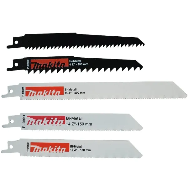 Makita® Zubehör Reciprosägeblätter für Metall & Holz P-83967 - 5er Set Makita® Zubehör Reciprosägeblätter für Metall & Holz P-83967 - 5er Set