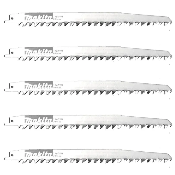 Makita® Zubehör ReciproSägeblatt CV 240/3Z P-47123 - 5er Pack Makita® Zubehör ReciproSägeblatt CV 240/3Z P-47123 - 5er Pack
