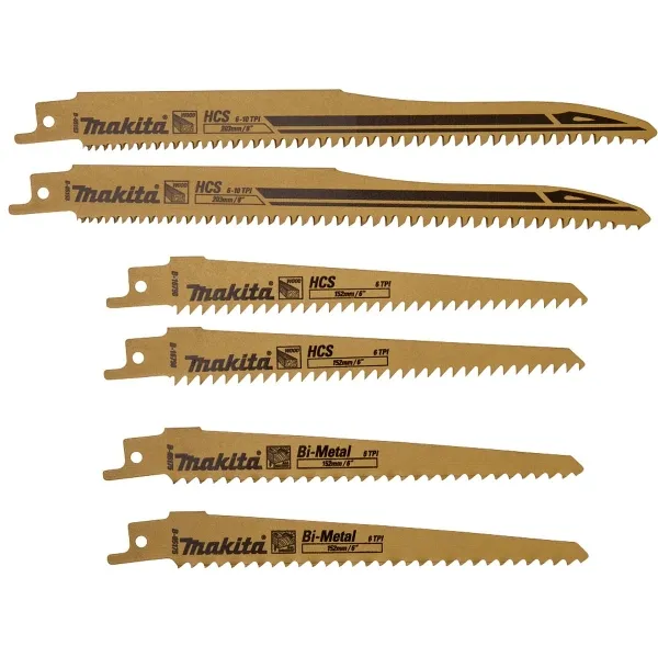 Makita® Zubehör Reciprosägeblatt Sortiment A - B-44432 Makita® Zubehör Reciprosägeblatt Sortiment A - B-44432