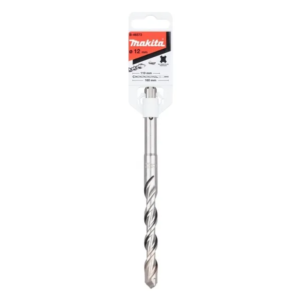 Makita® Zubehör SDS-PLUS Bohrer 12x160mm V-PLUS B-46573 Makita® Zubehör SDS-PLUS Bohrer 12x160mm V-PLUS B-46573