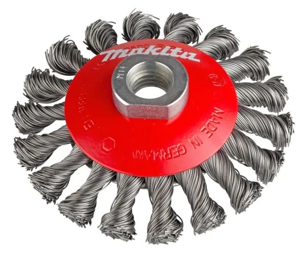 Makita® Zubehör Stahldrahtkegelbürste 100 mm - P-04494 Makita® Zubehör Stahldrahtkegelbürste 100 mm - P-04494