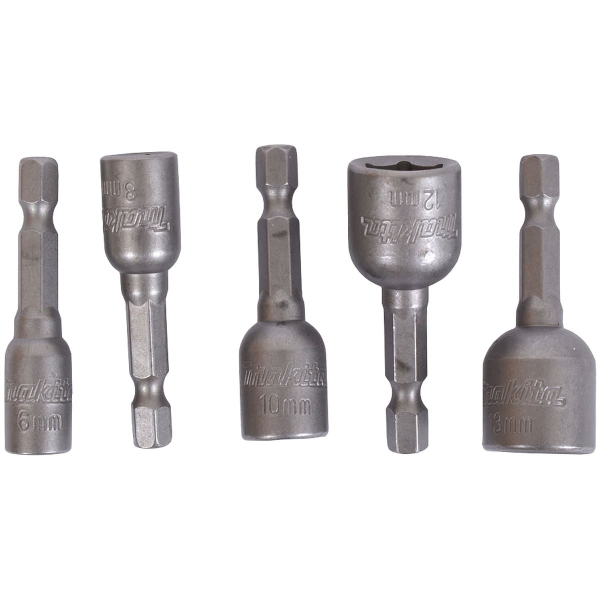 Makita® Zubehör Steckschlüssel magnetisch SW6/8/10/12/13 - 1/4