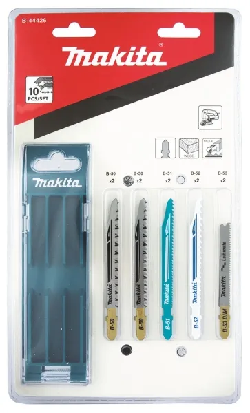 Makita® Zubehör Stichsägeblatt Sortiment B 10 Stück - B-44426