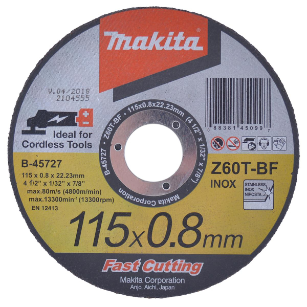 Makita® Zubehör Trennscheibe 115 x 0,8 mm B-45727