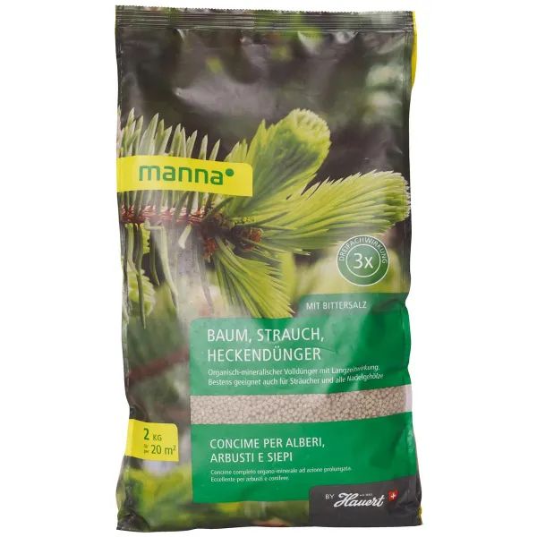 Manna Baum-Strauch-Heckendünger für ca. 20 m² - 2 kg