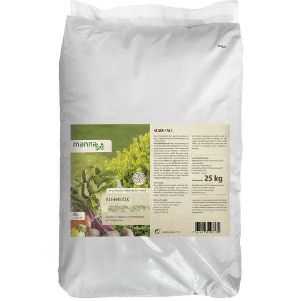 Manna Bio Algenkalk für ca. 250 m² - 25 kg