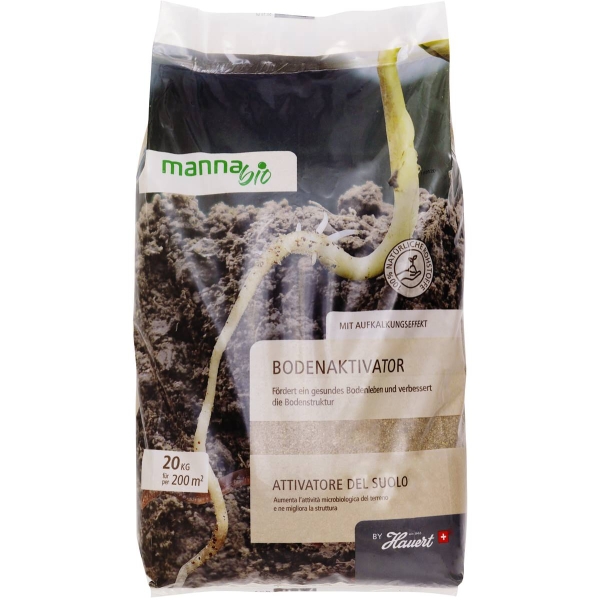 Manna Bio Bodenaktivator mit Aufkalkungseffekt für ca. 200 m² - 20 kg 