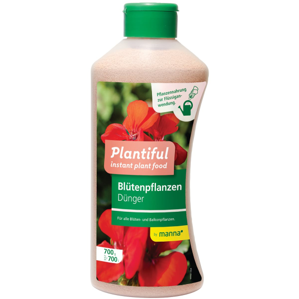 Manna Plantiful Blüten- und Balkonpflanzendünger für ca. 700 Liter Gießwasser - 700 g