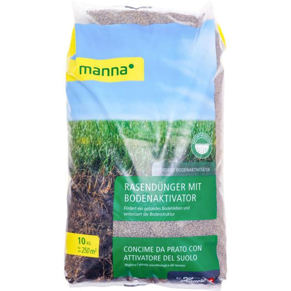 Manna Rasendünger mit Bodenaktivator für ca. 250 m² - 10 kg