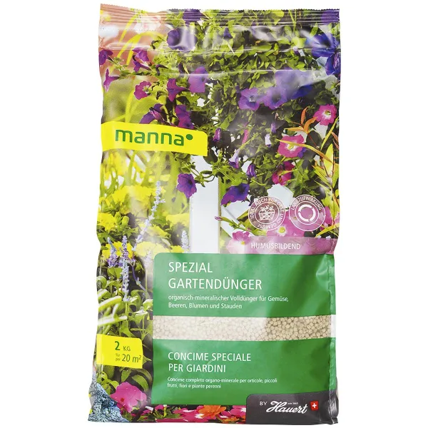 Manna Spezial-Gartendünger für ca. 20 m² - 2 kg Manna Spezial-Gartendünger für ca. 20 m² - 2 kg
