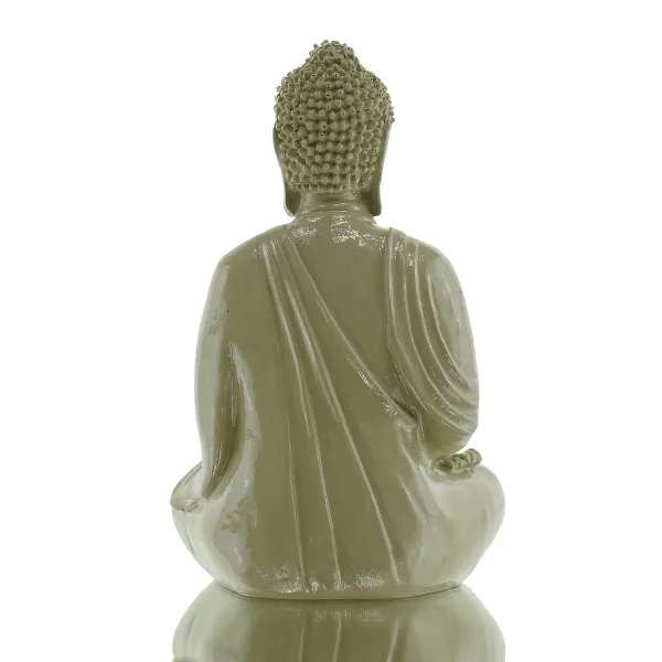 Mini Buddha Statue Lehrende Geste – Weisheit & Erkenntnis beigegrün