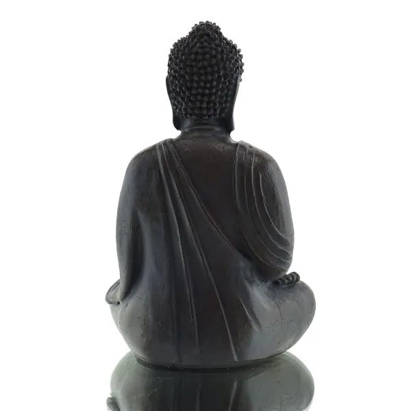 Mini Buddha Statue Lehrende Geste – Weisheit & Erkenntnis braunschwarz