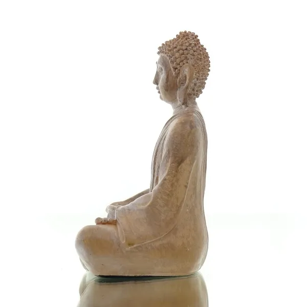 Mini Buddha Statue Meditation – innere Ruhe & Balance terracottafarben