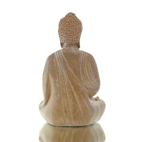 Mini Buddha Statue Meditation – innere Ruhe & Balance terracottafarben