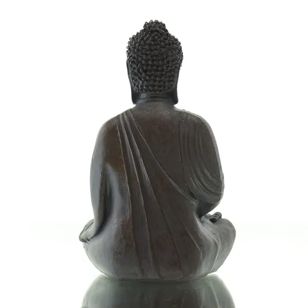 Mini Buddha Statue Meditation – innere Ruhe & Balance braunschwarz