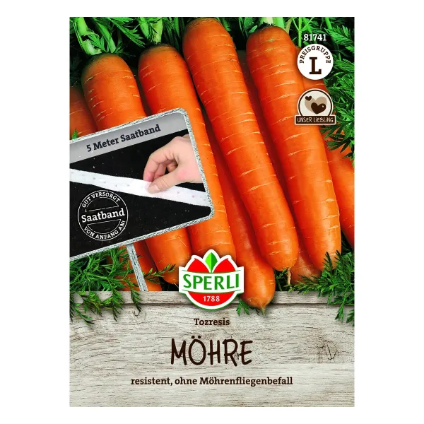 Möhre Tozresis, F1, Saatband
