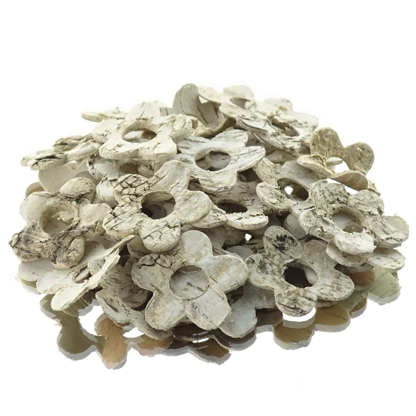 nature trends Birkenrinde - Streublumen Ø 4,5 cm - 40er Box