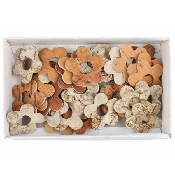 nature trends Birkenrinde - Streublumen Ø 4,5 cm - 40er Box
