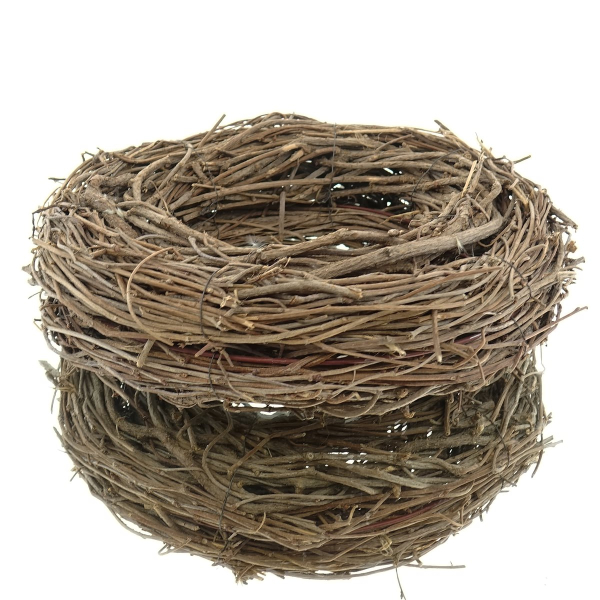 nature trends Kranz aus Magnolienreisig Braun Ø 35 cm