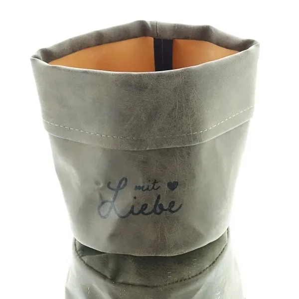 nature trends Kunstleder-Pflanztasche mit Schriftzug mit Liebe 12 x 14,5 cm nature trends Kunstleder-Pflanztasche mit Schriftzug mit Liebe 12 x 14,5 cm