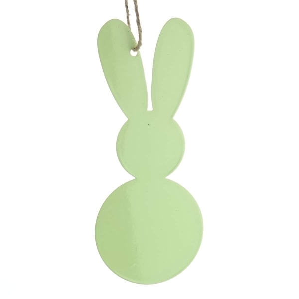 nature trends Osteranhänger Hase Grün 20 cm - Metall