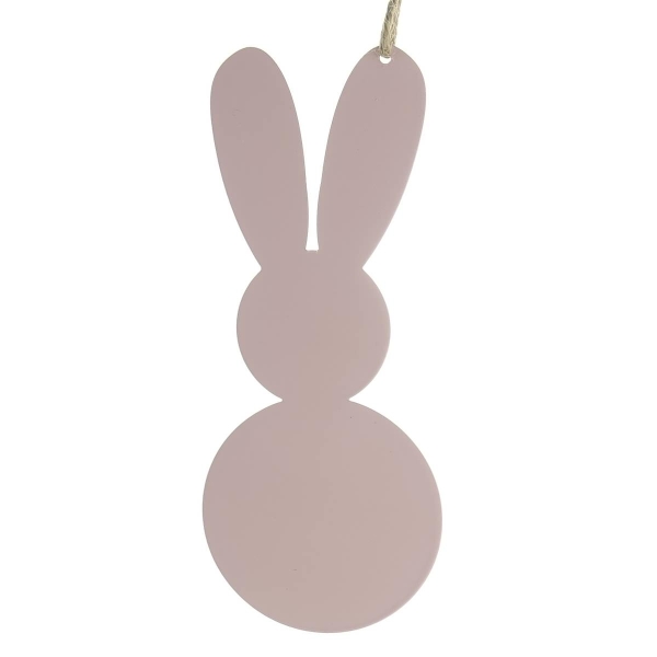 nature trends Osteranhänger Hase Rosa 20 cm - Metall