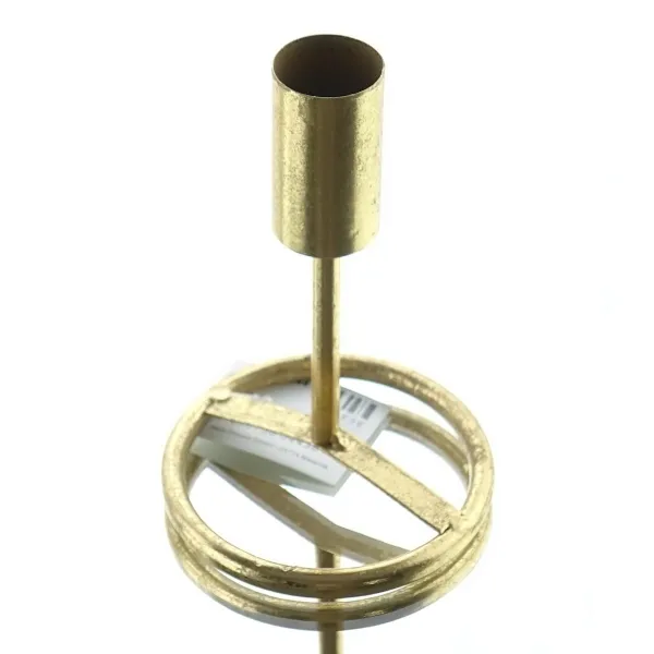 nature trends Stabkerzenhalter Goldfarben mit Fuß 15 cm - Metall nature trends Stabkerzenhalter Goldfarben mit Fuß 15 cm - Metall