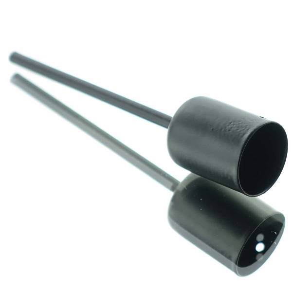 nature trends Stabkerzenhalter Schwarz Ø 2,2 cm - Metall