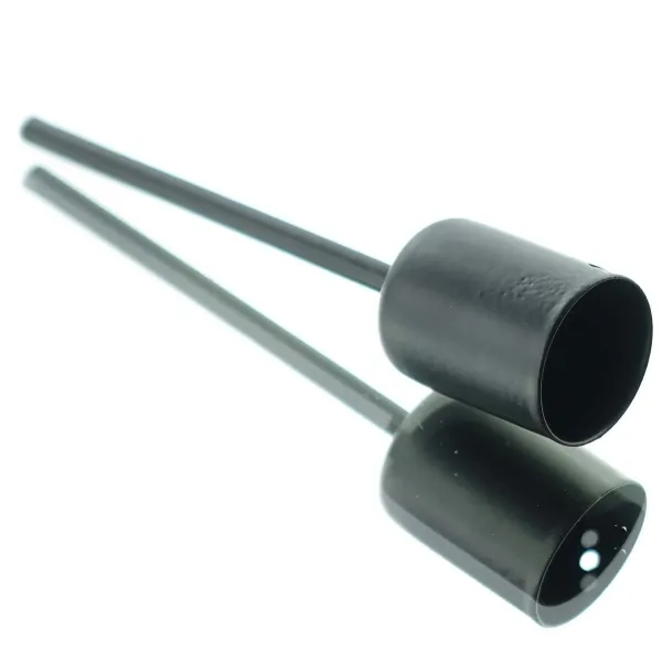 nature trends Stabkerzenhalter Schwarz Ø 2,2 cm - Metall