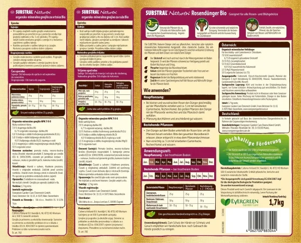 Naturen® BIO Rosendünger - 1,7 kg
