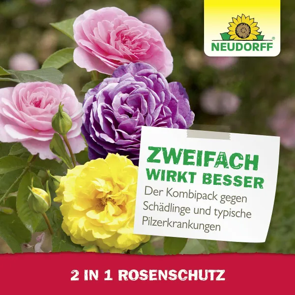 NEUDORFF® 2in1 Rosenschutz für 160 m² - 100 ml + 8 ml