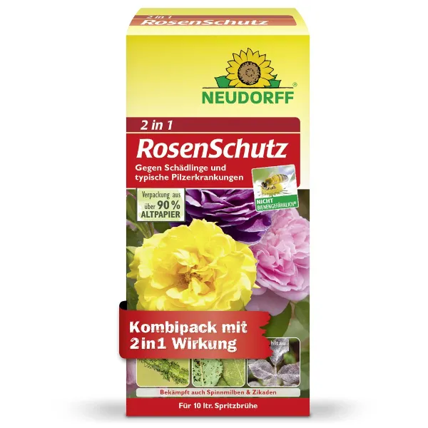 NEUDORFF® 2in1 Rosenschutz für 160 m² - 100 ml + 8 ml NEUDORFF® 2in1 Rosenschutz für 160 m² - 100 ml + 8 ml