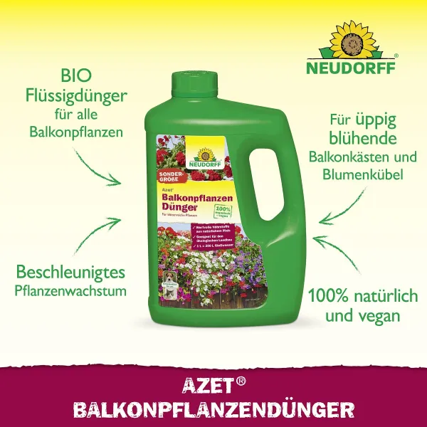NEUDORFF® Azet® BalkonpflanzenDünger 2 Liter