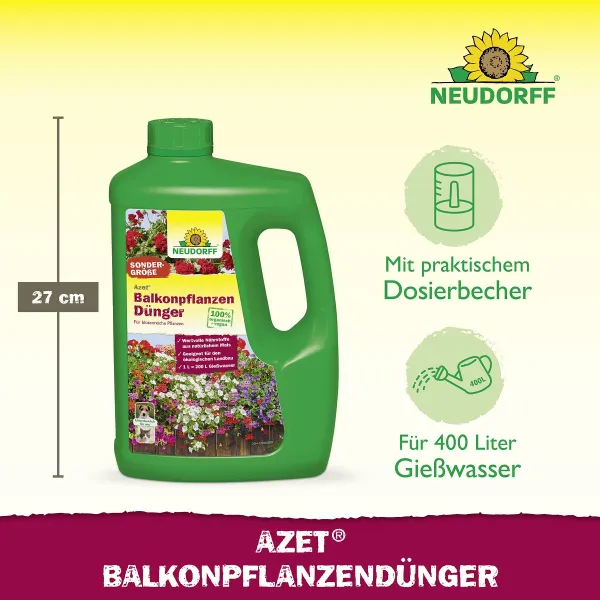 NEUDORFF® Azet® BalkonpflanzenDünger 2 Liter