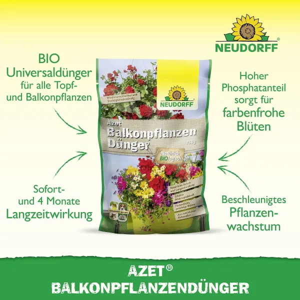 NEUDORFF® Azet® BalkonpflanzenDünger BIO logisch - 750 g
