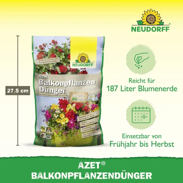 NEUDORFF® Azet® BalkonpflanzenDünger BIO logisch - 750 g