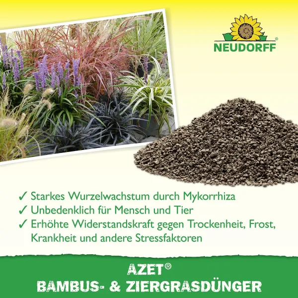 NEUDORFF® Azet® BambusDünger BIO logisch - 1,75 kg x 3