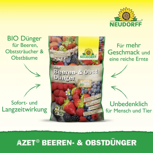 NEUDORFF® Azet® Beeren- & Obst Dünger BIO logisch - 750 g