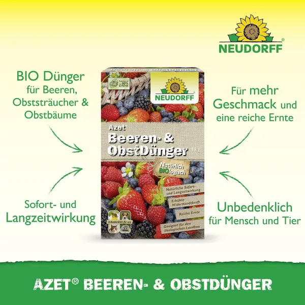 NEUDORFF® Azet® Beeren- & ObstDünger BIO logisch - 1 kg