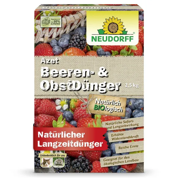 NEUDORFF® Azet® Beeren- & ObstDünger BIO logisch - 2,5 kg