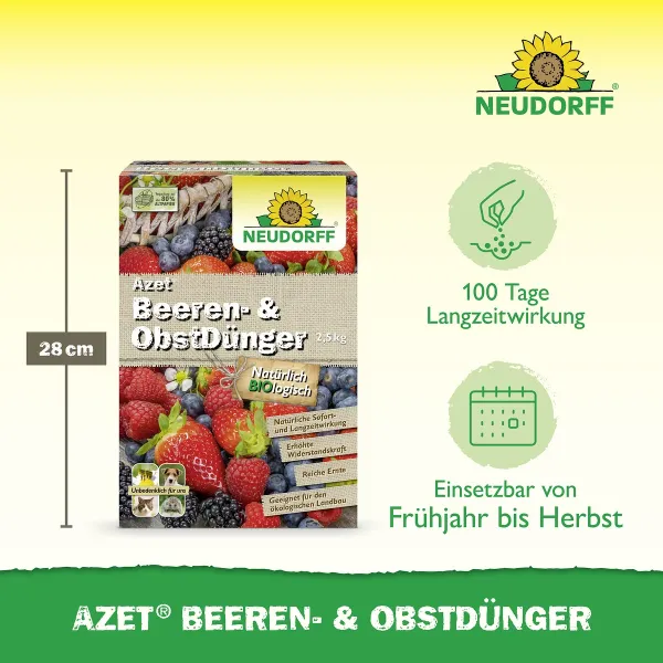 NEUDORFF® Azet® Beeren- & ObstDünger BIO logisch - 2,5 kg