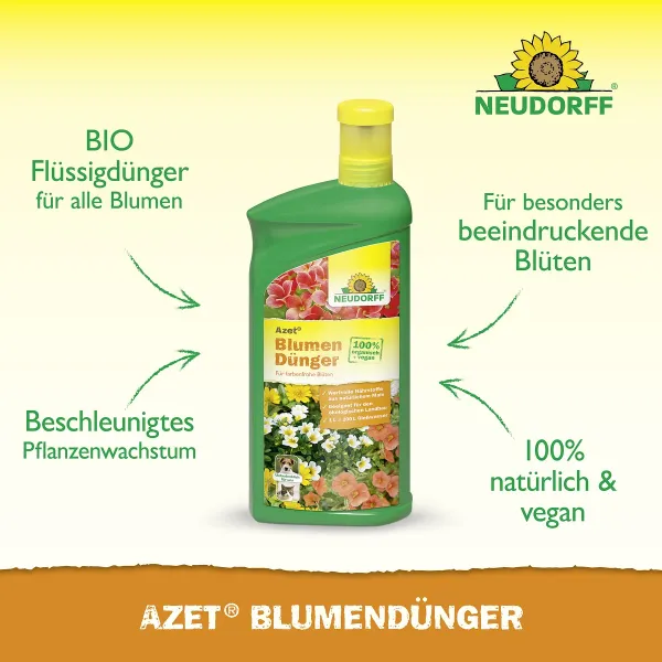 NEUDORFF® Azet® BlumenDünger flüssig - 1 Liter