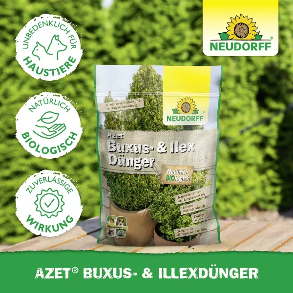 NEUDORFF® Azet® Buxus- & Ilex Dünger BIO logisch - 1,75 kg