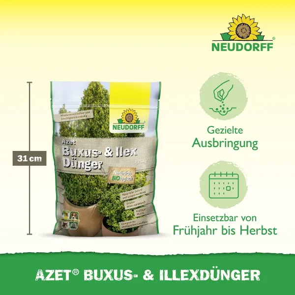 NEUDORFF® Azet® Buxus- & Ilex Dünger BIO logisch - 1,75 kg