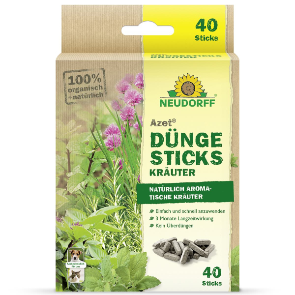 NEUDORFF® Azet® DüngeSticks für Kräuter - 40 Sticks