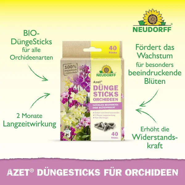 NEUDORFF® Azet® DüngeSticks für Orchideen - 40 Sticks