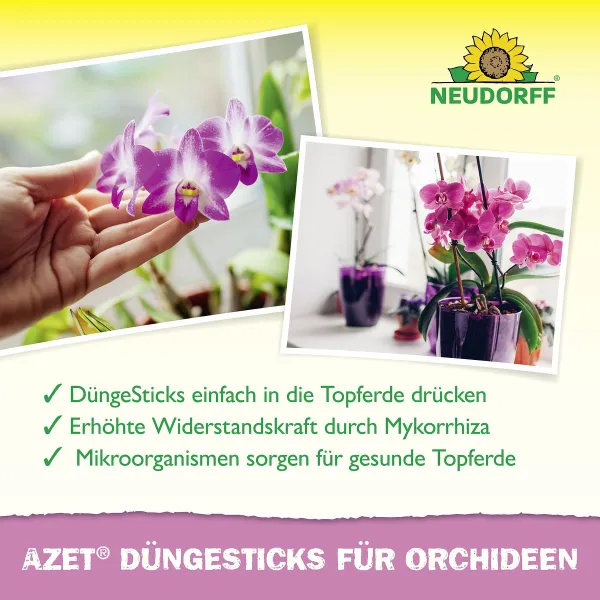 NEUDORFF® Azet® DüngeSticks für Orchideen - 40 Sticks