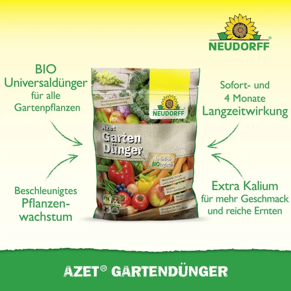 NEUDORFF® Azet® GartenDünger Natürlich BIO logisch - 1,75 kg