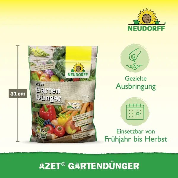NEUDORFF® Azet® GartenDünger Natürlich BIO logisch - 1,75 kg